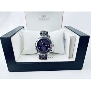 Tissot Men's Watch Chronographs G10 Swiss -PRS200 Blue/Silver T362/462